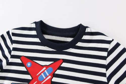 Image of Hongshilian Unisex Kids Cute Cartoon Cotton Sweater Shirt