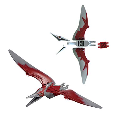 Odowalker Jurassic Dinosaur Toys Assembled Puzzle Small Particle Building Blocks Carnivorous Herbivorous Mini Dinosaur Large Collection 16Pcs Removable Chin Wings And Tail #TOP2