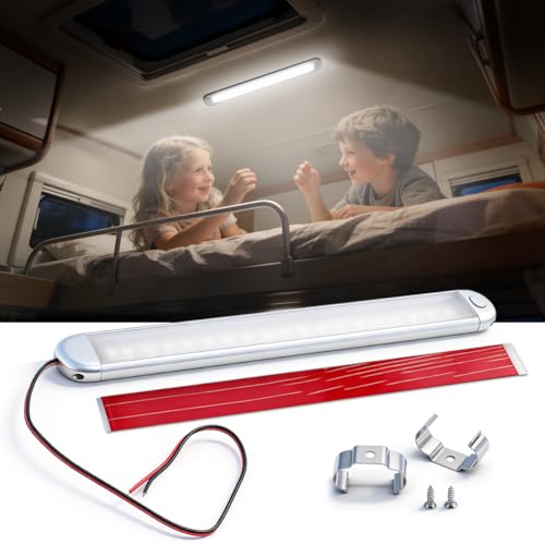 Tira de luz LED 12V 50W blanco para carga, 120 LEDs miniatura 4