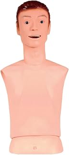 Half Body Manikin Nursing Model for Nasogastric Tube and Trachea, Naso Gastric Tube Feeding Training Simulator Education Teaching Model for Nurse and Students