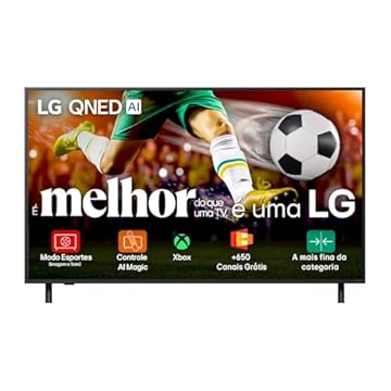 Smart TV LG AI 50" - 4K QNED α7 AI Processor 4K Gen8 webOS 25-50QNED82ASG