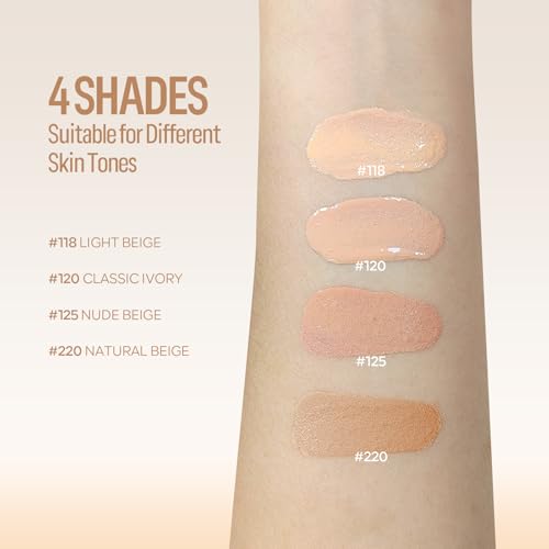 Freeorr Skin Tint with SPF 40,24HR Tinted Mineral Sunscreen Serum with Zinc Oxide,Multi-use Tinted SPF Serum Foundation,Long Lasting Full Coverage Buildable Foundation-Nude Beige, 1 Fl Oz