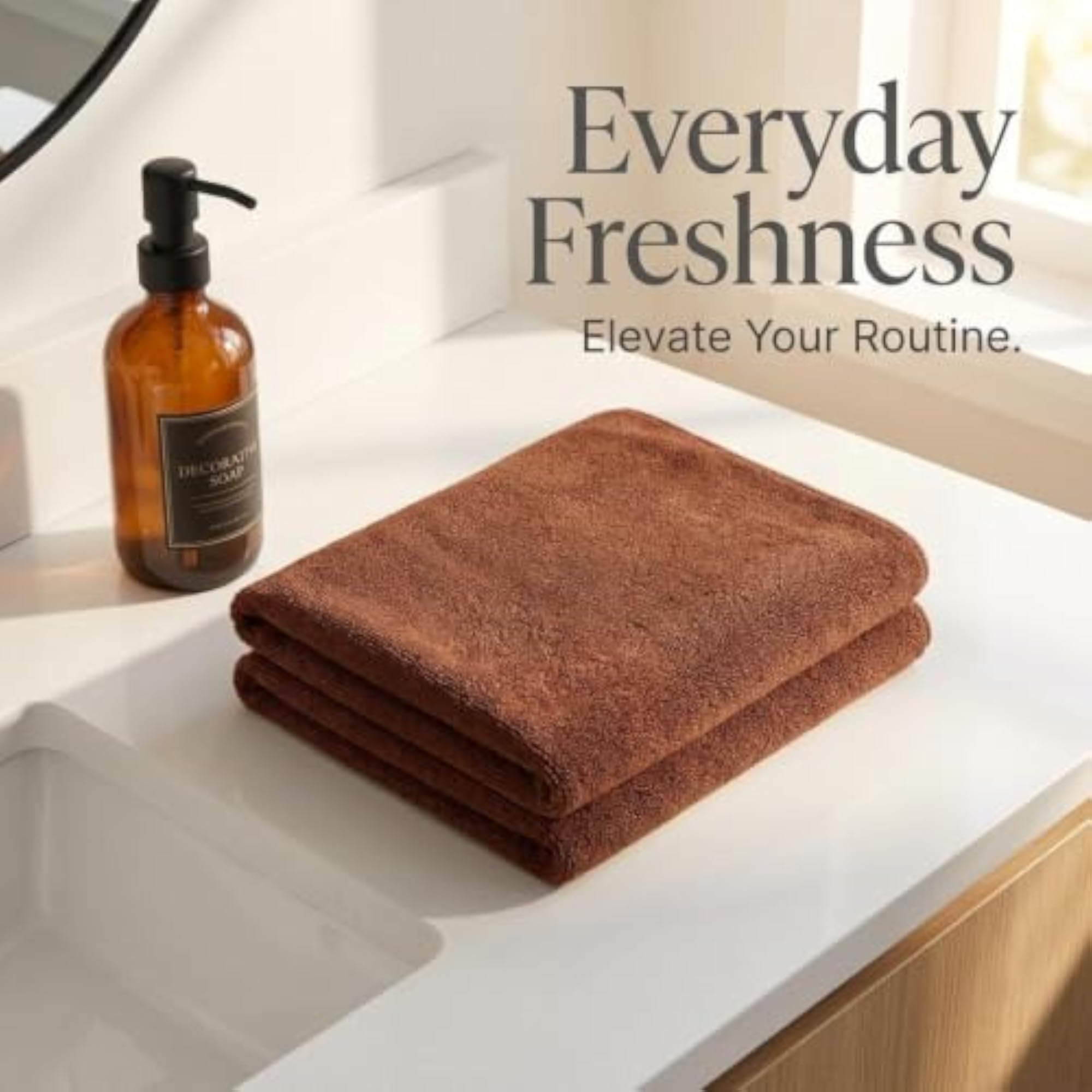 Microfiber Hair Drying Wrap for Curls, Super Absorbent Towel