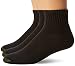 Gold Toe Ultra Tec Performance Quarter Athletic Socks, 3 Pairs, Black