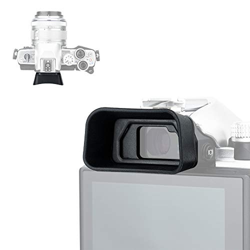 JJC Camera Eyecup Eyepiece Viewfinder for Olympus OM System OM-5 OM-D E-M5 Mark III II & OM-D E-M10 Mark III II Camera, Soft Silicone Eye Cup Replaces Olympus EP-16 EP-15