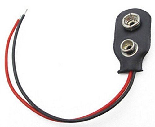 2 X Portabatteria 9 Volt A Clip Per Preamplificatori E Circuiti Attivi