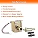 Electric Fuel Pump 12v Universal Low Pressure Standard Self Priming Heavy Duty Gas Diesel Inline Fuel Pump 2.5-4 PSI for Petrol & Diesel Engine