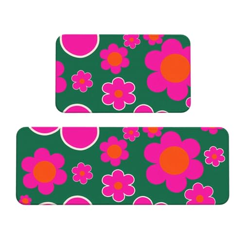 Flower Market Honolulu Kitchen Mat & Shoes Set
