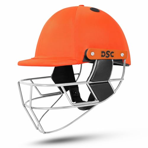 Casco de críquet ajustable DSC Empra ligero con protección superior infantil y adulto