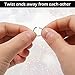 100 Pieces Hair Rings for Braids and Dreadlocks, Silver Braid Hair Loop Clip and Hoops, Hip-Hop DIY Headband Accessories (Silver)
