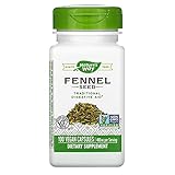 Nature's Way Fennel Seed 480 mg, 100 Vcaps, Pack of 2