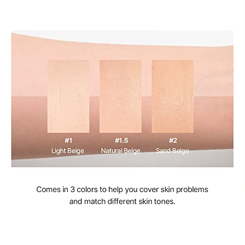 Im Unny Full Cover Up Tip Concealer (02.Sand Beige) For Under Eye Dark Circles, Blemishes, Freckles | Lightweight Waterproof Liquid Concealer With Matte Finish 7.5. G / 0.26 Oz | K-Beauty Makeup #TOP7