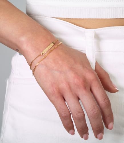 14K GOLD Filled (NOT PLATED) Baby/Toddler/ChildrenBracelet - Personalized Handstamped Artist Created Quality Bracelet3