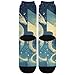 SyXIOP Aesthetic Gold Dragon Fashion lightweight crew socks running soft wicking womens crew socks (2-Pair)