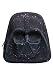 Loungefly Star Wars Galaxy Print Darth Vader 3D Molded Backpack, Black