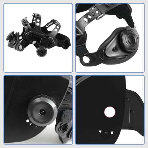 TRQWH Round Hole Welding Headgear - Replacement Headgear with Sweatband for Welding Helmet (Black) by TRQWH - Image 5