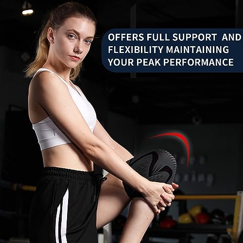 Knee Brace 2 Pack Knee Compression Sleeve Support for Men & Women Weightlifting, Gym, Workout, Hiking, Sports (Medium)