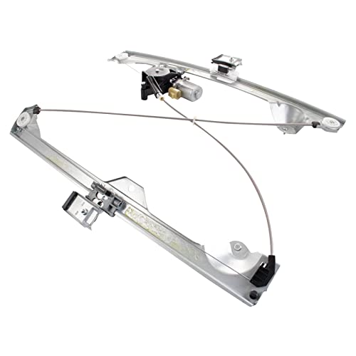 Image of TRQ Power Window Regulator w /Motor Rear Passenger Right RH for Chevy GMC Cadillac