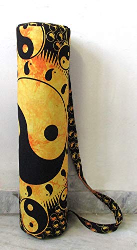 Indian Craft Yoga Mat Carrier Bag w/Shoulder Strap