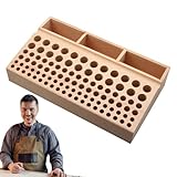 Jsnwernb Werkzeugaufbewahrungshalter - Ledergravur Stanzholz Gestell Aufbewahrung,Holz Ledergeräte Halter Ständer - Für Holzarbeiten, Familie, Freunde, Männer, Zuhause, Innenbereich Sowie Für