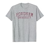 Fordham Rams Retro Arch Gray Officially Licensed T-Shirt