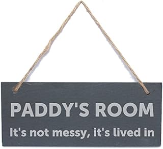 Personalised Bold Design Hanging Slate Sign/Plaque