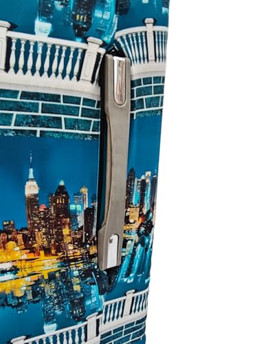 Image of Printed Travel Luggage Cover for Suitcase - Stretchable & Scratchproof Trolley Bag Protector