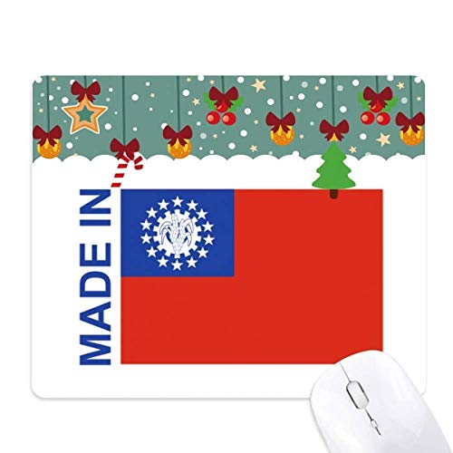 Tapis de souris Myanmar pour bureau et gaming en caoutchouc confortable