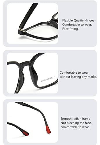 3 in 1 Nearsighted Glasses Magnetic Sunglasses/Night Driving Clip, Myopia Night vision Glasses For Distance4