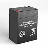 BatteryGuy Super Energy XK06-044-00885 Replacement 6V 4.5Ah SLA Battery Brand Equivalent (Rechargeable) - Qty of 1