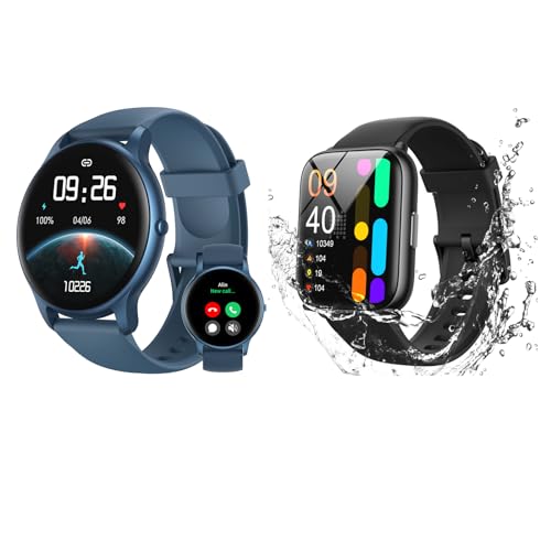 Parsonver Smart Watch, PS01BL Bundle with PSSW2PB, 2 Pack