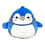 Squishmallows Official Kellytoy 12 Inch Soft Plush Squishy Toy Animals (Babs Blue Jay Bird)