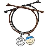 Liefermenge: 2 x Armband (1 x schwarz, 1 x braun)