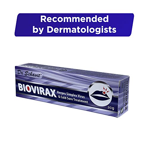 Dr. Schavit Biovirax Cold Sore Treatment – Natural Healing Cream, Prevent Spread Of Cold Sores – Home Remedy, Easy Application 20 Mg #TOP4