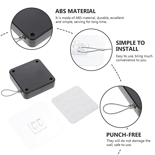 2Pcs Punch-Free Door Closer Multifunction Residential Sliding Screen Door Closer #TOP2