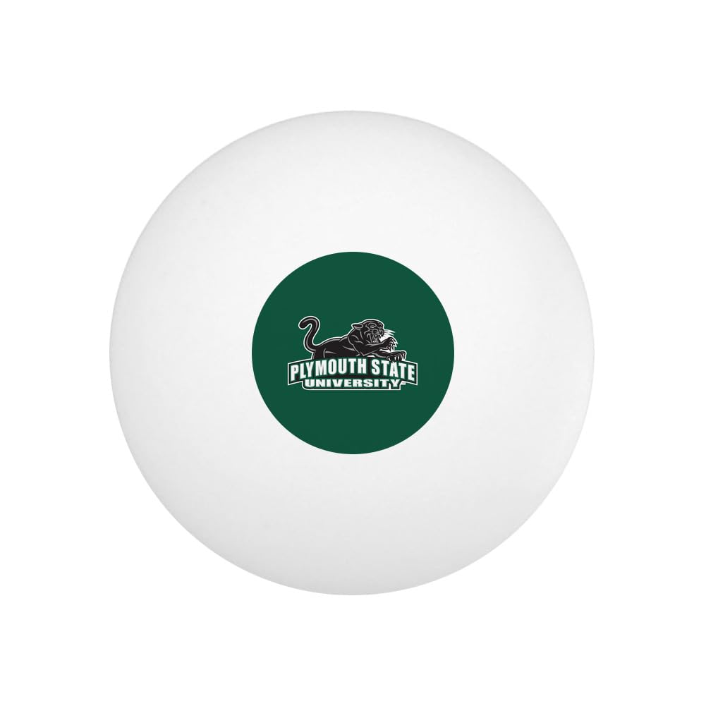 GRAPHICS & MORE Plymouth State University Primary Logo Novelty Table Tennis Ping Pong Ball 12 Pack with Storage Bag
