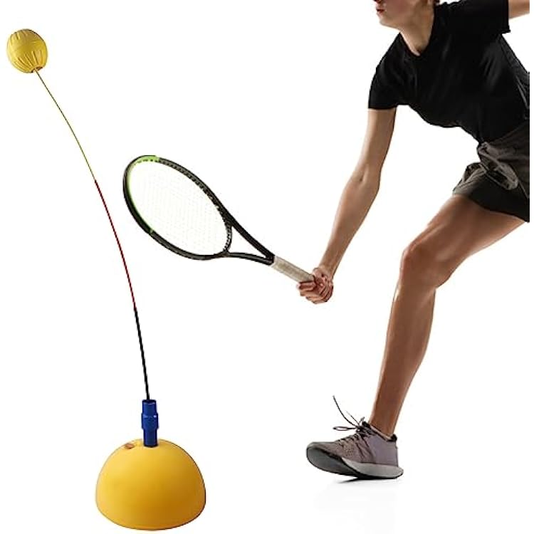 Tennis Hit Trainer Self-Training Aids Rebounder Tennis Training Equipment for Beginners Practice Helps Improve Strokes Abs