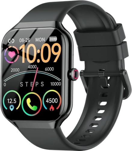 Fempoin Smart Watch for Men Women,1.96" HD Smartwatch Answer/Make Calls
