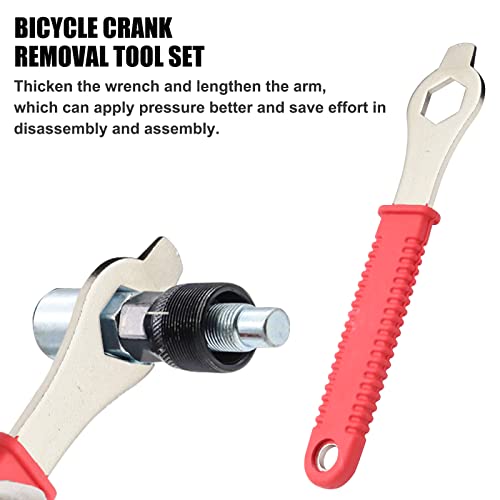 Bike Crank Extractor, Arm Remover and Bottom Bracket Remover Tool, Bike Repair Crank Remover Wrench Handle Spanner - Image 4