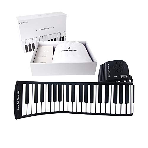 Roll up Piano Enya EHP-1B Black Standard 88keys Portable Piano Keyboard Build in