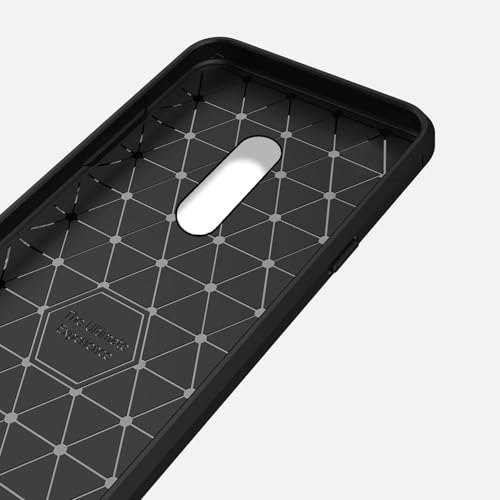 Image of Bintage Silicon Hybrid Matte Rubber Case Back Cover Compatible Model for Vivo Y28e 5G - Black