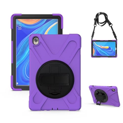 Coque Huawei M6 10.8 robuste antichute violette pour Matepad 10.8 SCM