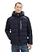 Produktbild TOM TAILOR Herren 1037342 Puffer-Jacke mit Abnehmbarer Kapuze, 10668-sky Captain Blue, XL