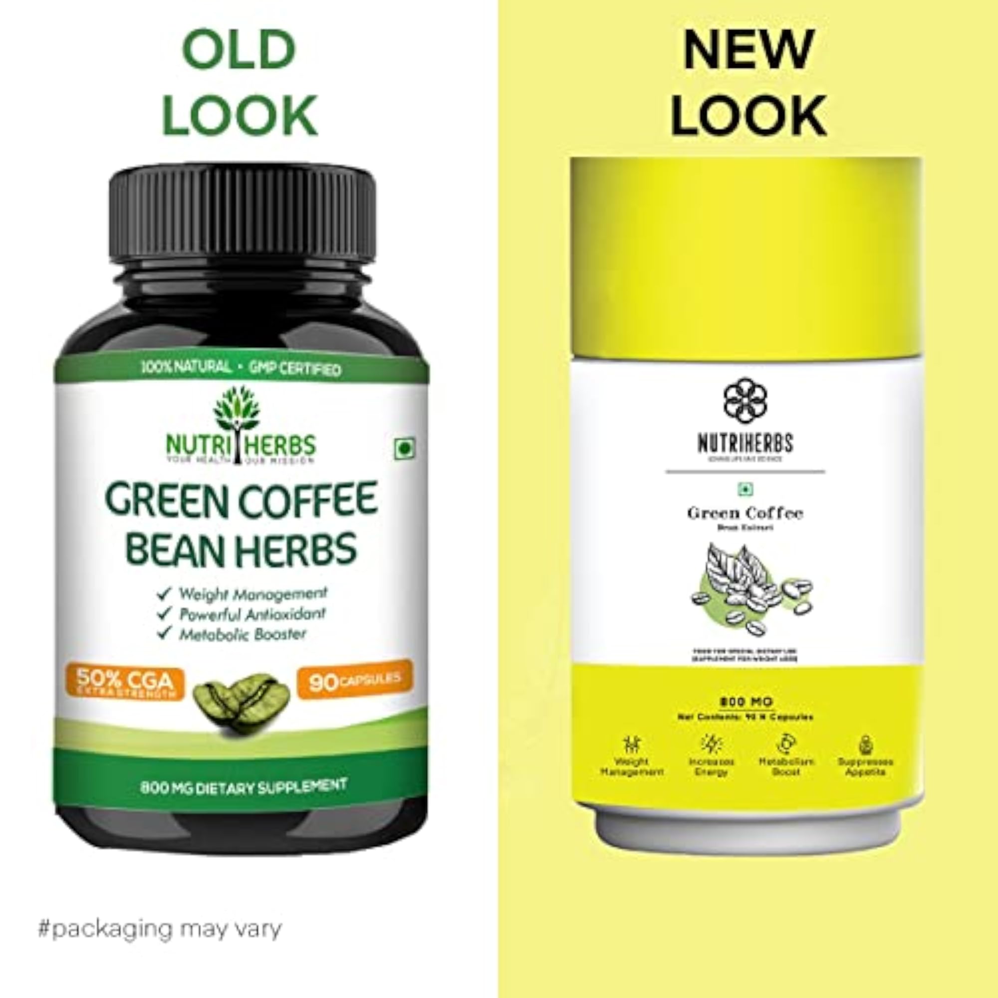 Green Coffee Bean Extract 90 Capsules for Weight Management