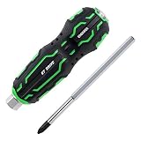 ENGINEER DZ-72 GT Drive Ball Grip Penetrating Screwdriver with Bolster and Go-Through Handle