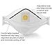 3M Aura Particulate Disposable Respirator 9211+ with Cool Flow Valve, N95, NIOSH APPROVED, Smoke, Grinding, Sanding, Sawing, Sweeping, Woodworking, Dust, 10/Pack