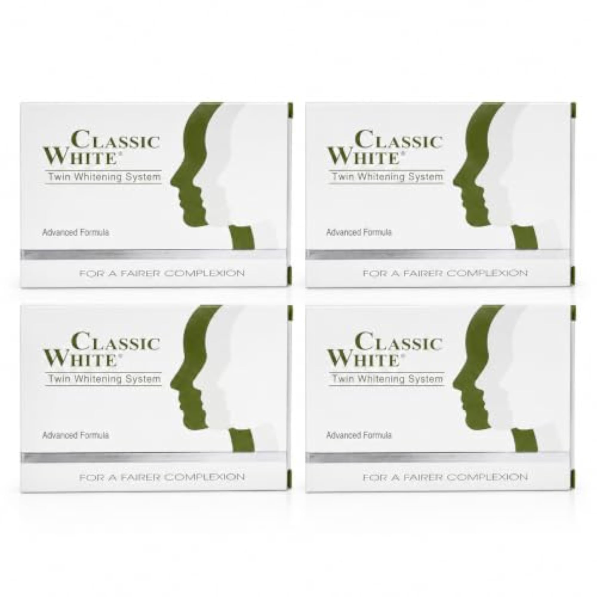 Gloweas Classic White Skin Whitening Soap, Set Of 4