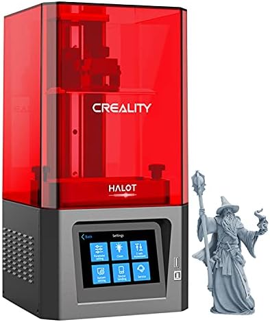 Creality Official HALOT-ONE (CL-60) Resin 3D Printer with Precise Intergral Light Source, WiFi Control and Fast Printing,Dual Cooling & Filtering System, Assembled Out of The Box