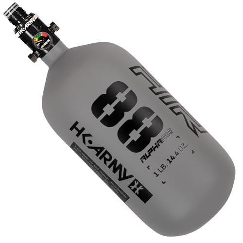 Image of HK Army HPA Paintball Tank - Lightweight Alpha Air Carbon Fiber Compressed Air Tank - 15ci /48ci /68ci /77ci /88ci /99ci - 4500 psi