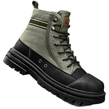 All-Terrain Vietnam Jungle Boots for Men Tactical Military Army Combat Booties Canvas Mid Top Non-Slip Thick Sole Casual Comfort Wear Outdoor Wild Walking Shoes Climbing Hiking Desert Motorcycle